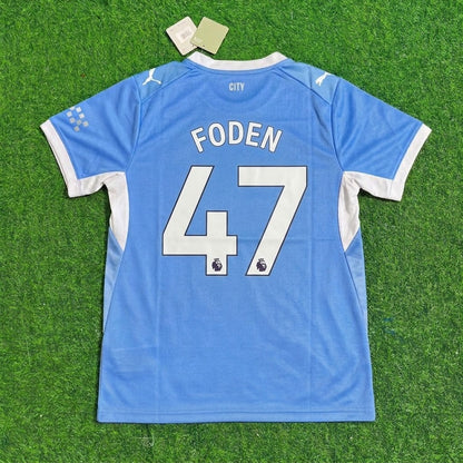 Phil Foden Manchester City 2026-27 Home New Season Jersey Trikot Maillot Soccer Shirt