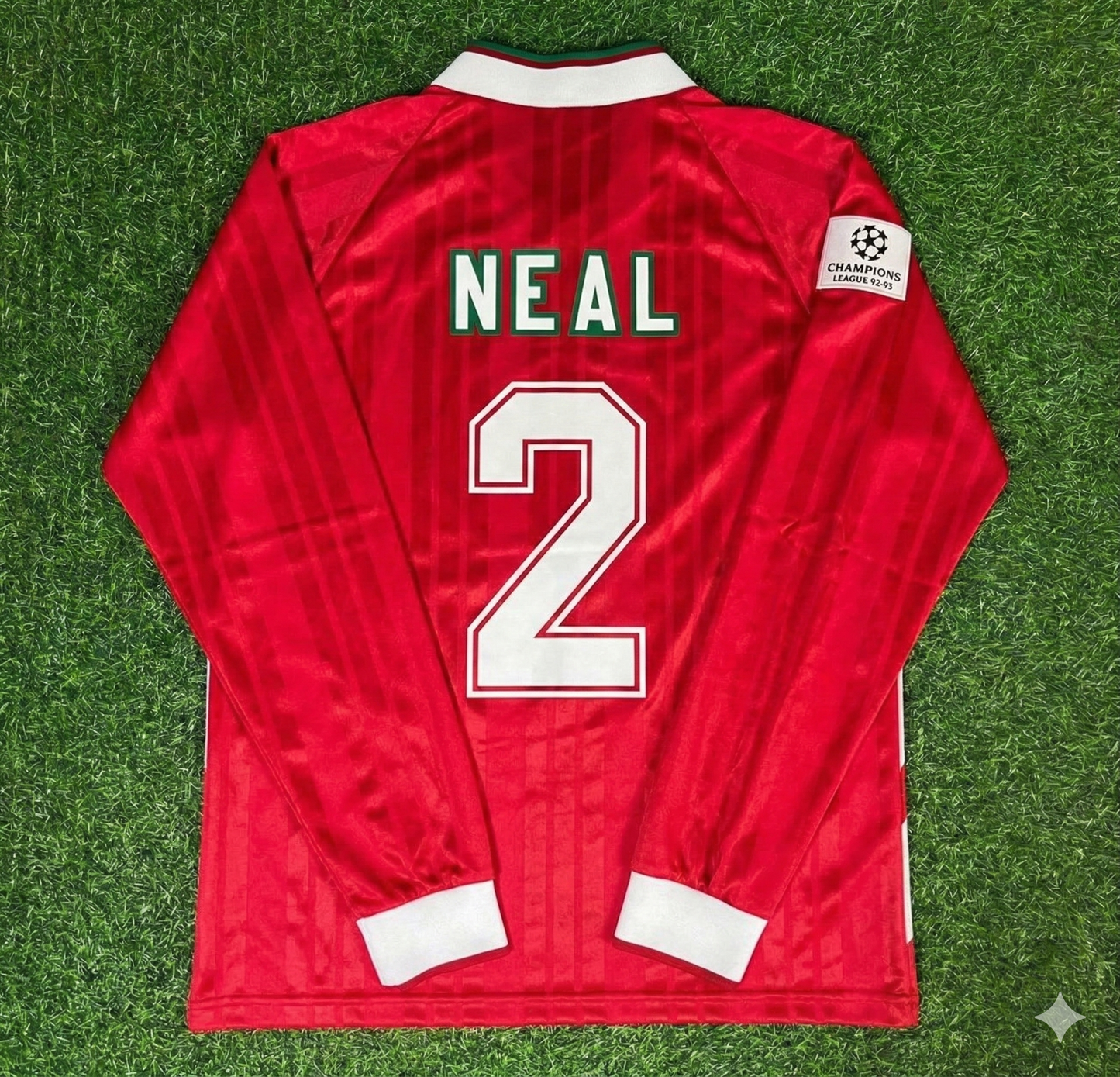 Phil Neal Liverpool Langarm Retro-Trikot Trikot Fußballshirt