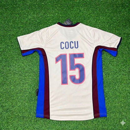 Phillip Cocu Barcelona 98/99 Retro Jersey Maillot Trikot Maglia