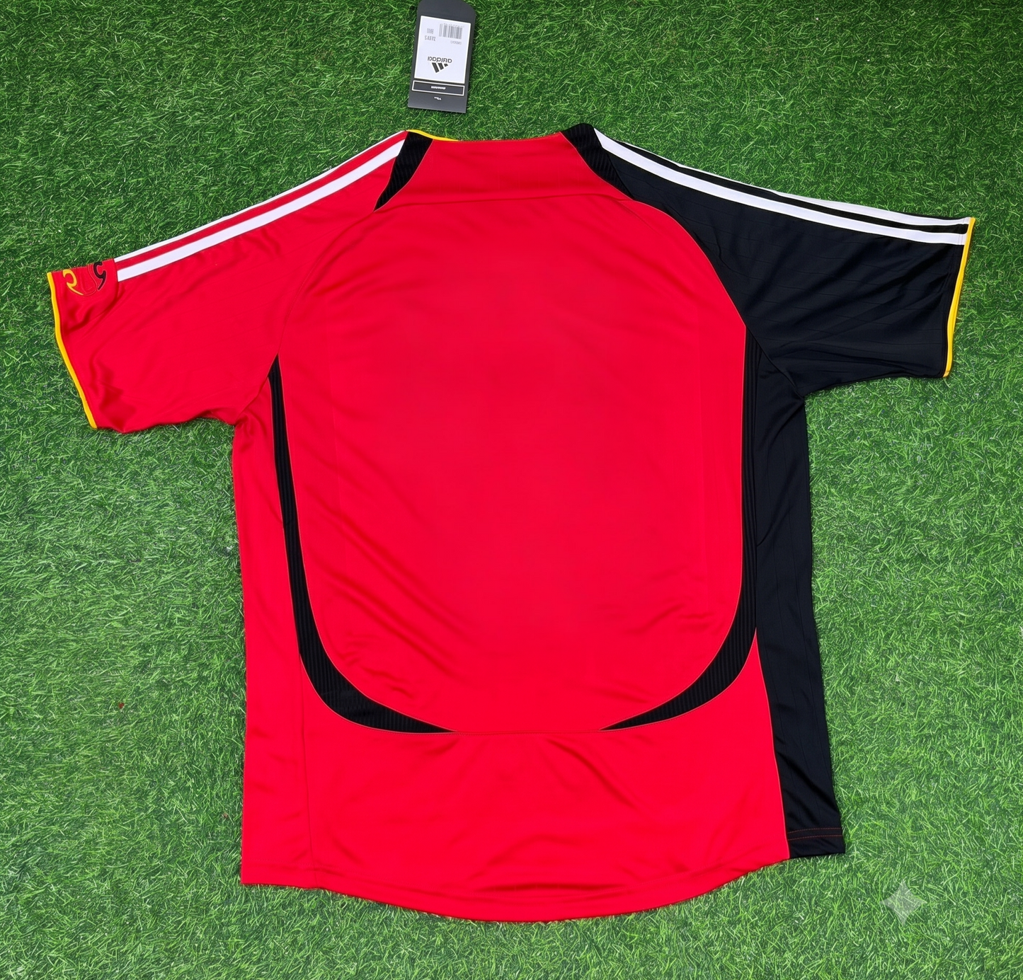 Germany 2006 World Cup Away Red Black Retro Football Jersey