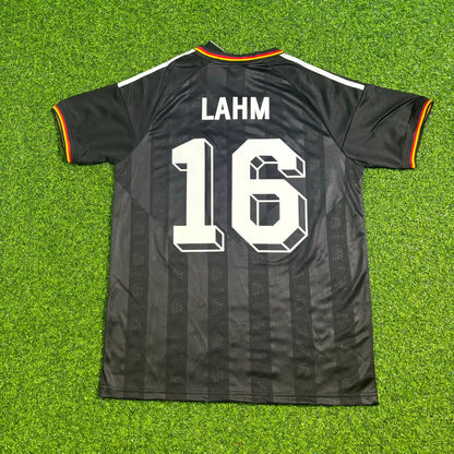 Philipp Lahm 16# Germany Black Retro Vintage Football Jersey