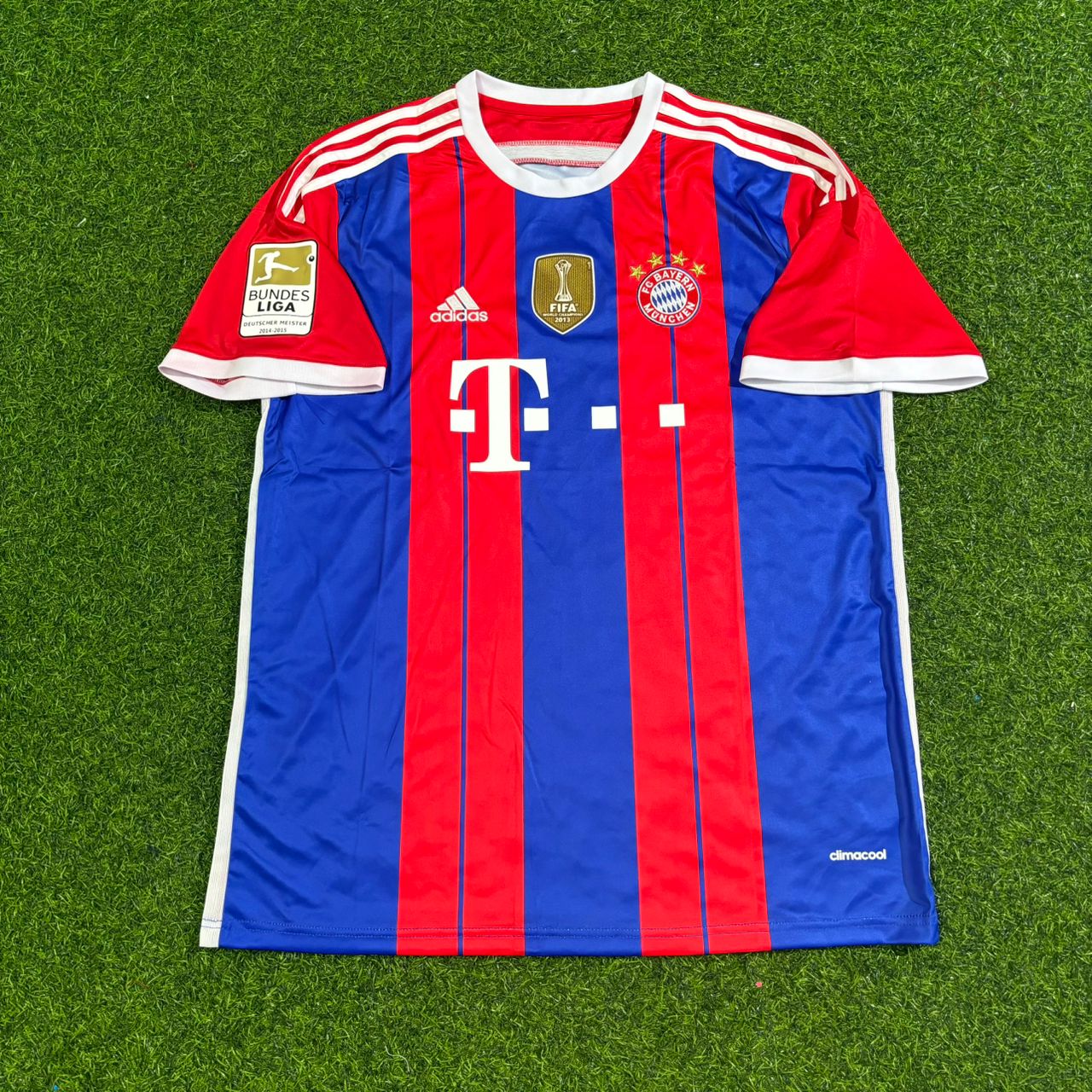 Philipp Lahm #21 Bayern Munich 2014 2015 Home Retro Patch Jersey