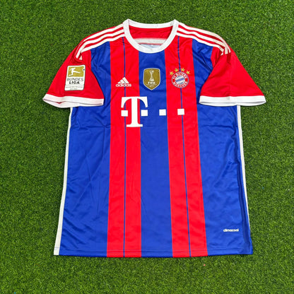 Philipp Lahm #21 Bayern Munich 2014 2015 Home Retro Patch Jersey