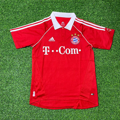 Philipp Lahm Bayern Munich 2006/07 Red Retro Football Jersey Kit