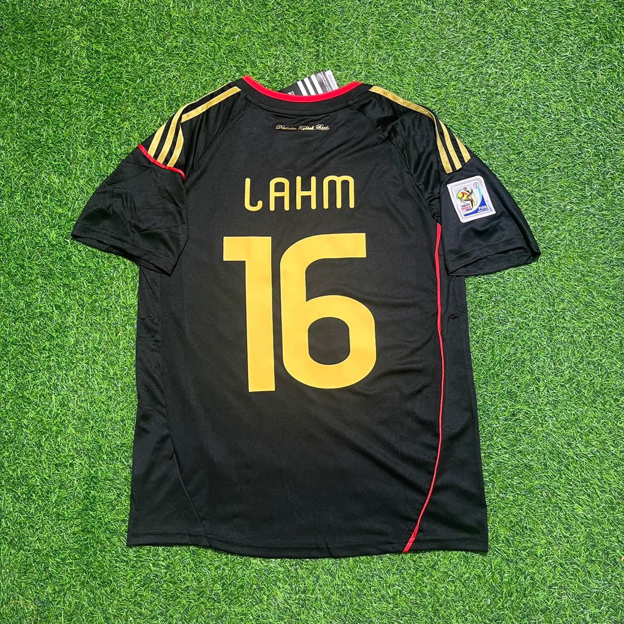 Philipp Lahm - Germany Deutschland 2010 World Cup Black Jersey Trikot
