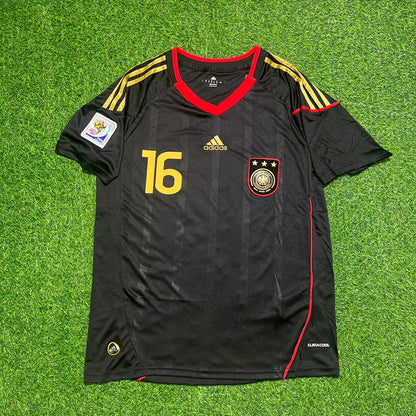 Philipp Lahm - Germany Deutschland 2010 World Cup Black Jersey Trikot