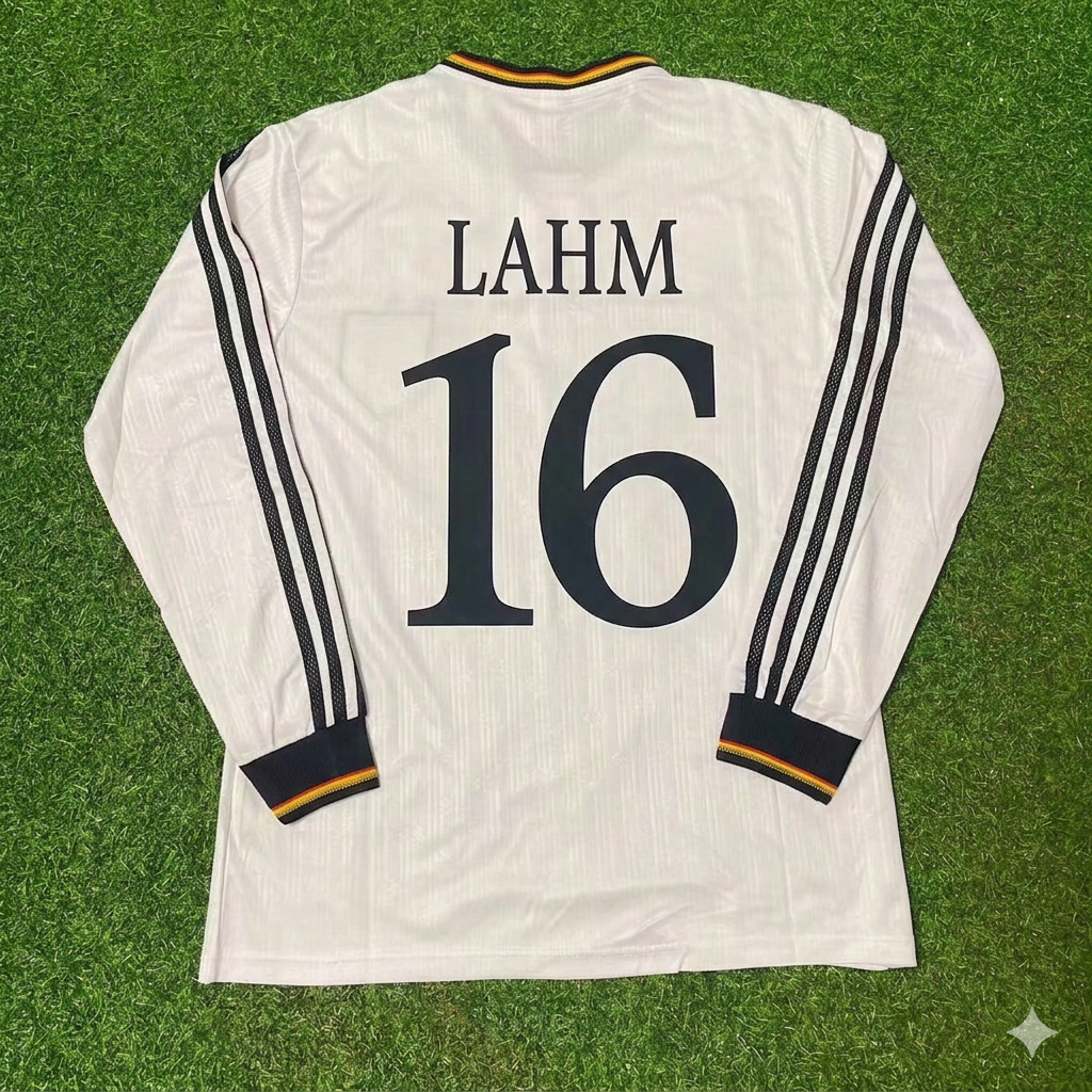 Philipp Lahm #16 Germany Long Sleeve Retro Football Jersey Kit