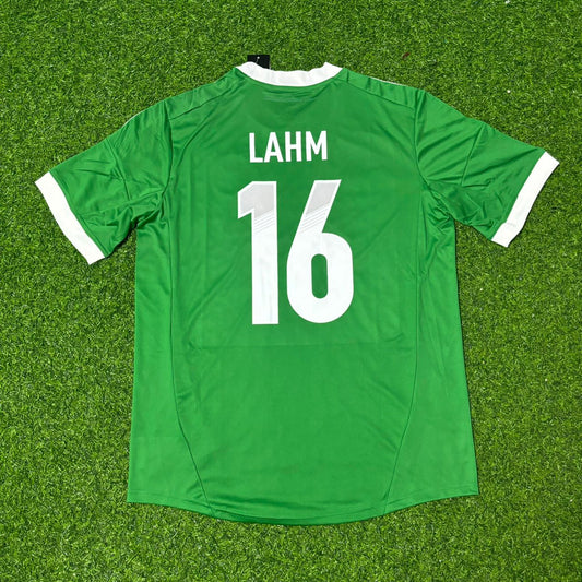 Philipp Lahm Germany EURO 2012 Green Retro Football Jersey