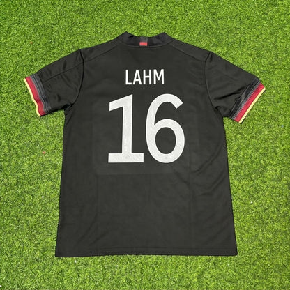 Philipp Lahm #16 Germany Black Retro Football Jersey