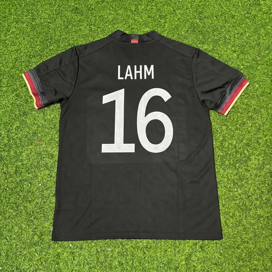 Philipp Lahm #16 Germany Black Retro Football Jersey