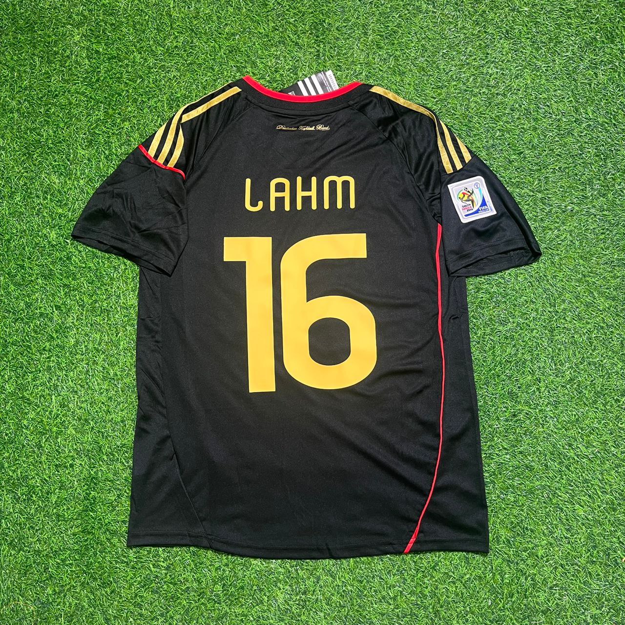 Philipp Lahm - Germany Deutschland 2010 World Cup Black Jersey Trikot