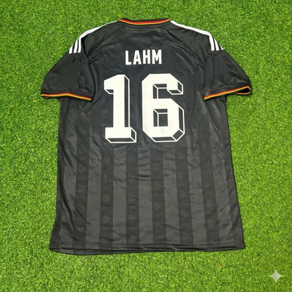 Philipp Lahm 16# Germany Black Retro Vintage Football Jersey