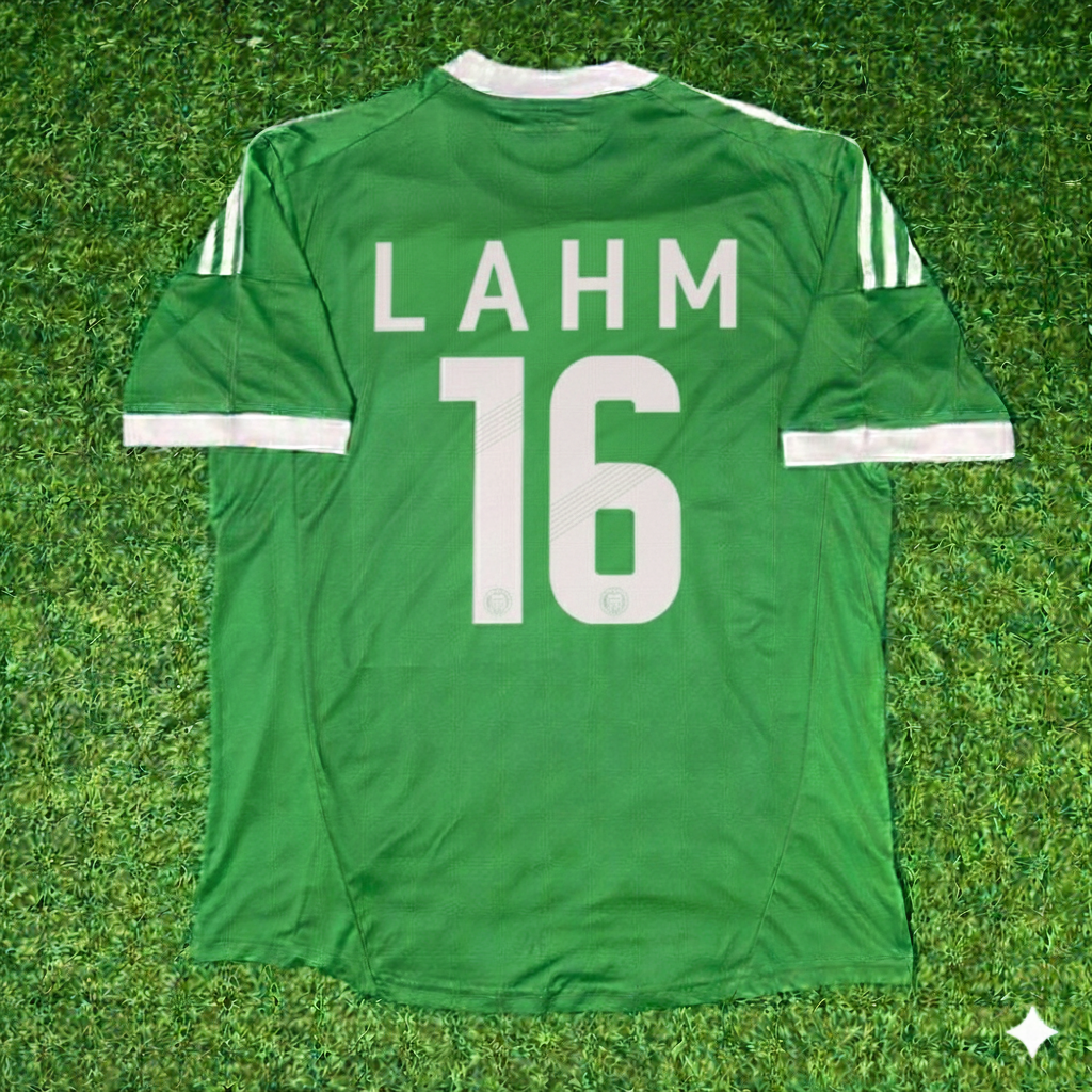 Philipp Lahm Deutschland EURO 2012 Grünes Retro-Fußballtrikot