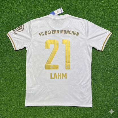 Philipp Lahm #21 FC Bayern München 125 Years Anniversary Special-Edition White Jersey