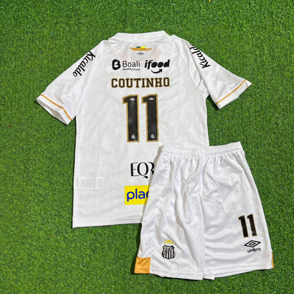Philippe Coutinho Santos FC 2026-2027 New Season Kids Football Jersey Kit