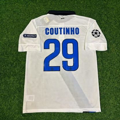 Philippe Coutinho #29 Inter 2011/2012 White Away Jersey Trikot Maillot Maglia Soccer Shirt