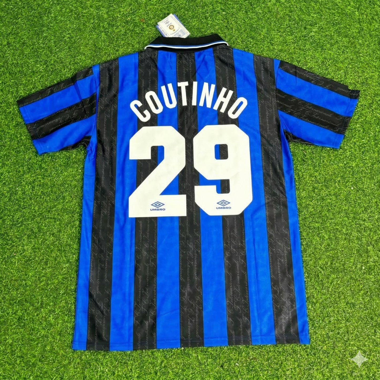 Philippe Coutinho Inter Home Retro Football Jersey