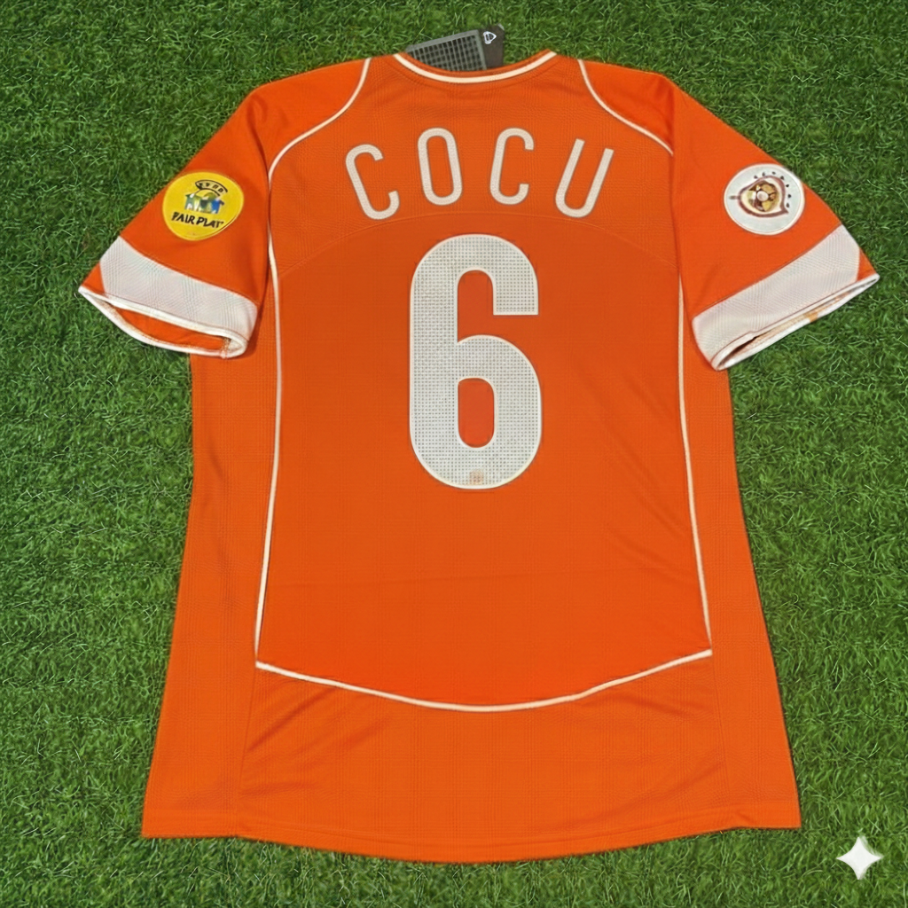 Phillip Cocu Niederlande EM 2004 Home Retro Jersey Trikot
