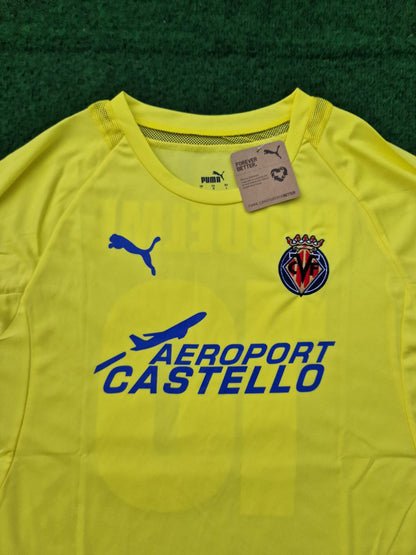Diego Forlan 5 – Villarreal 2009–2010 Retro Home Kit Jersey – | Trikot | Maillot Soccer Shirt