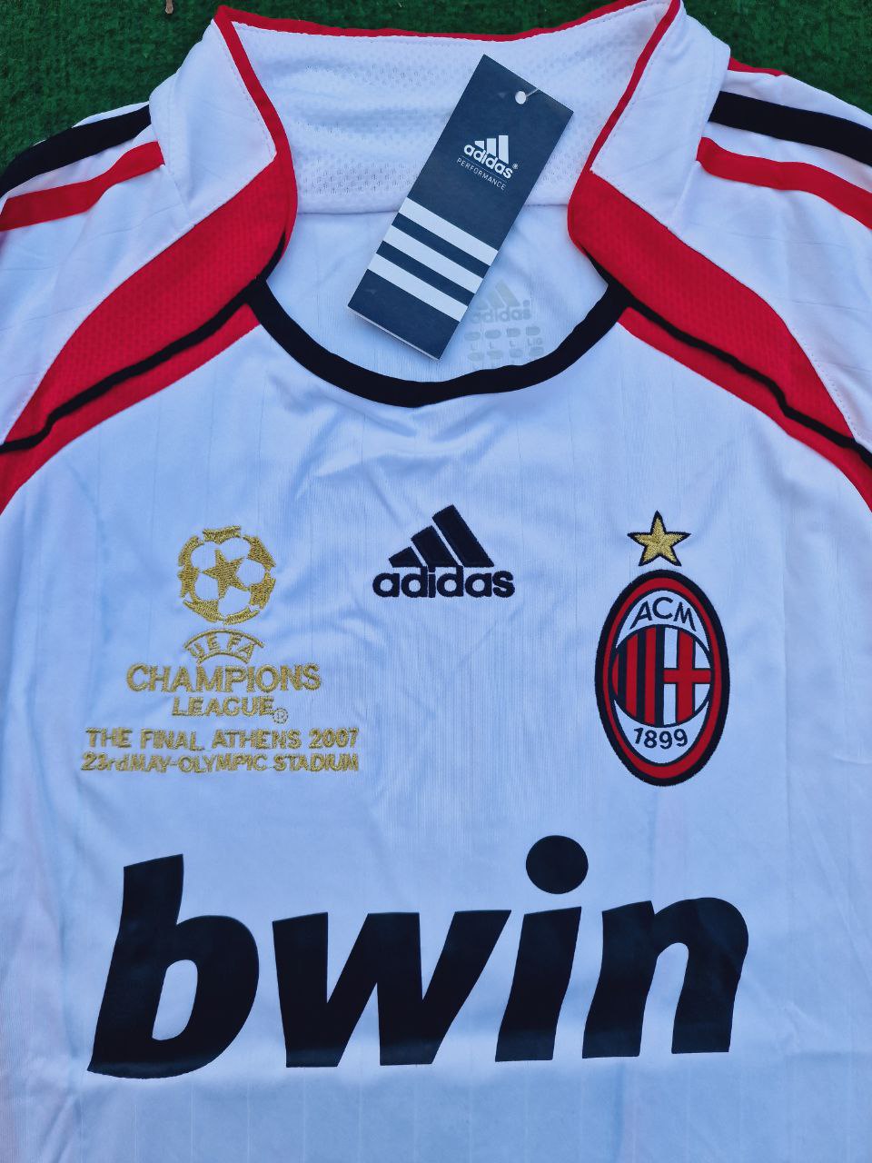 Kaká Leite Milan White Retro Football Jersey