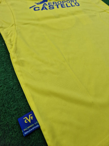 Diego Forlan 5 – Villarreal 2009–2010 Retro Home Kit Jersey – | Trikot | Maillot Soccer Shirt