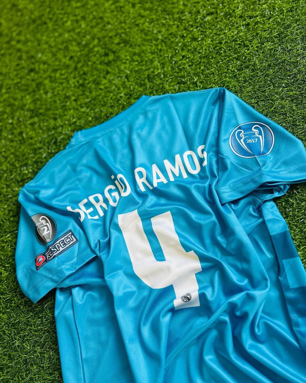 Sergio Ramos 2017-18 Real Madrid Retro-Trikot
