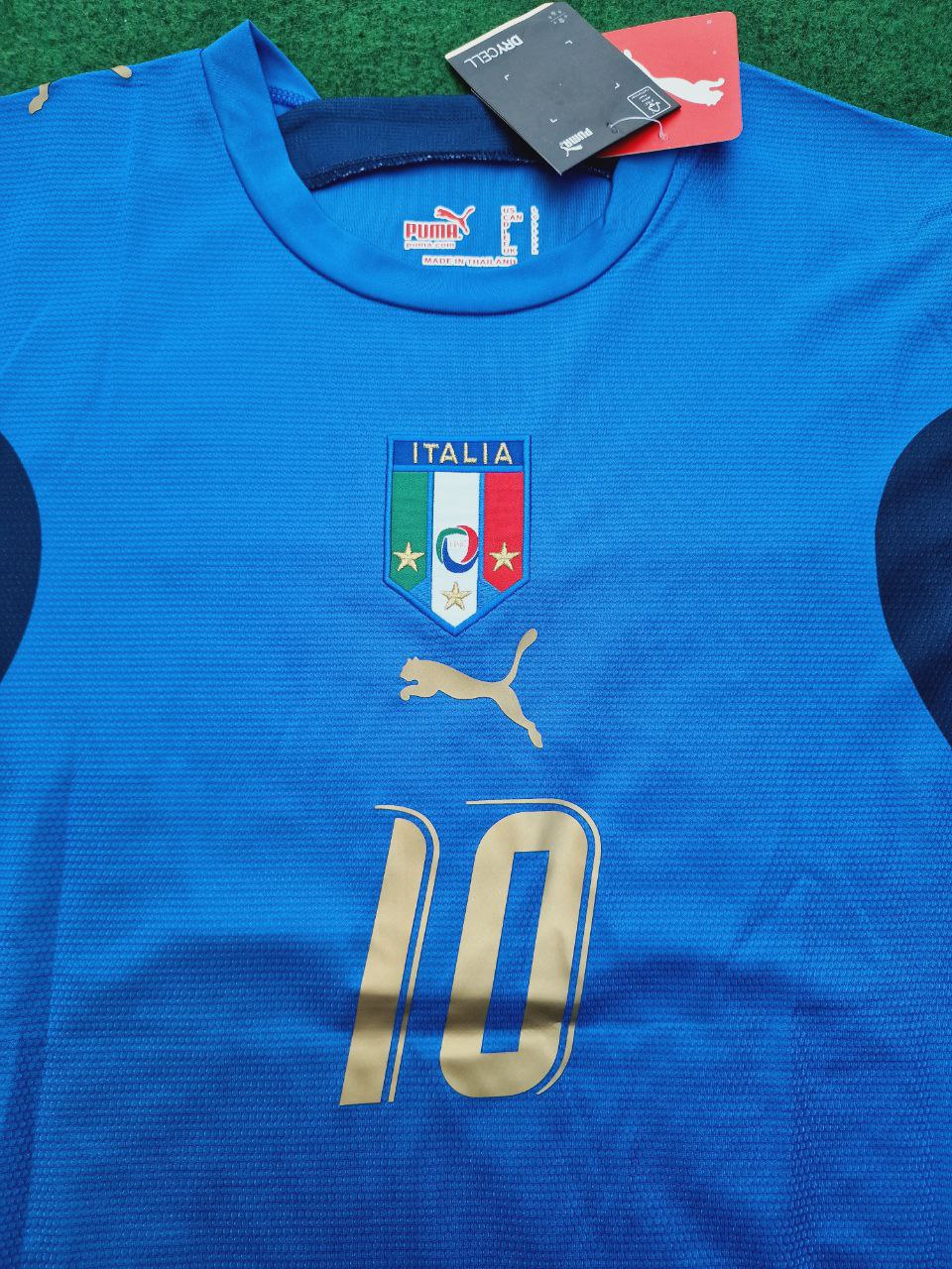 2006 World Cup Francesco Totti Italy Retro Jersey Maillot Trikot Magli Jersey Culture