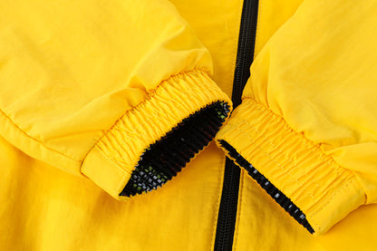 Jamaica Bob Marley Reversible Yellow Black Jacket Both Size Jacket