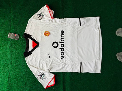 Diego Forlan Manchester United 2002 2004 Vodafone Sponsor Retro Jersey