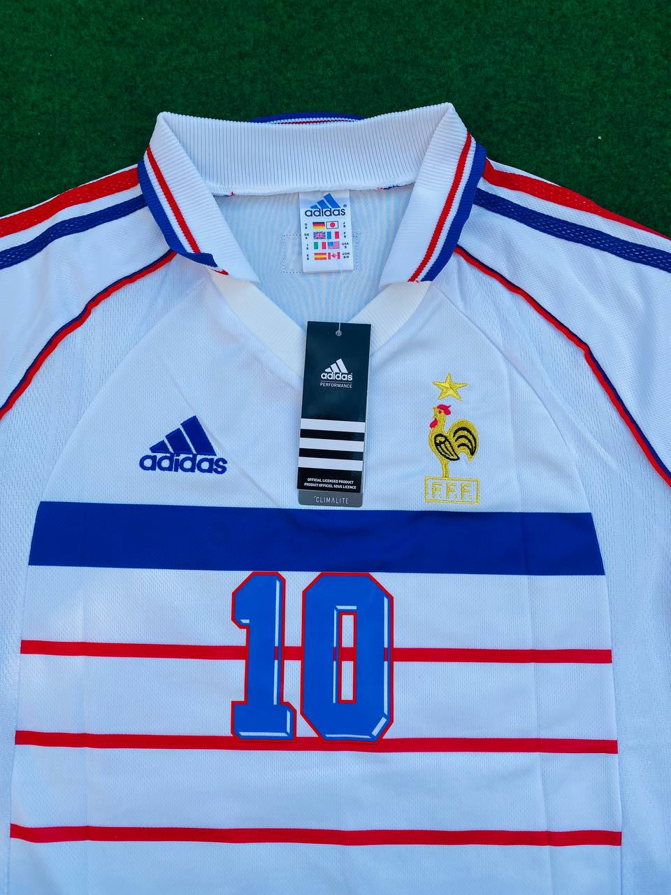 MAILLOT FRANCE COUPE du Monde 1998 Zidane XXL - FFF 98 shirt EUR 60,00 - FR MAILLOT FRANCE COUPE du Monde 1998 Zidane XXL - FFF 98 shirt EUR 60,00 - FR