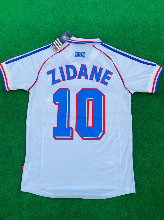 Zidane Frankreich WM 1998 Retro-Trikot
