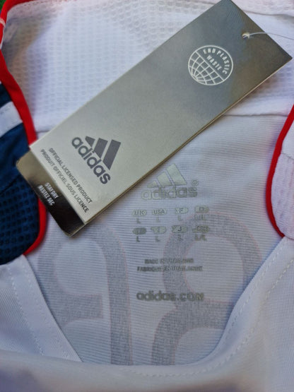 Steven Gerrard Liverpool 2007 White Blue Long Sleeve Retro Jersey