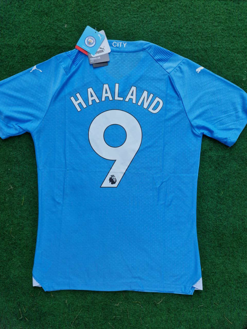 Erling Haaland Manchester City Blaues Trikot