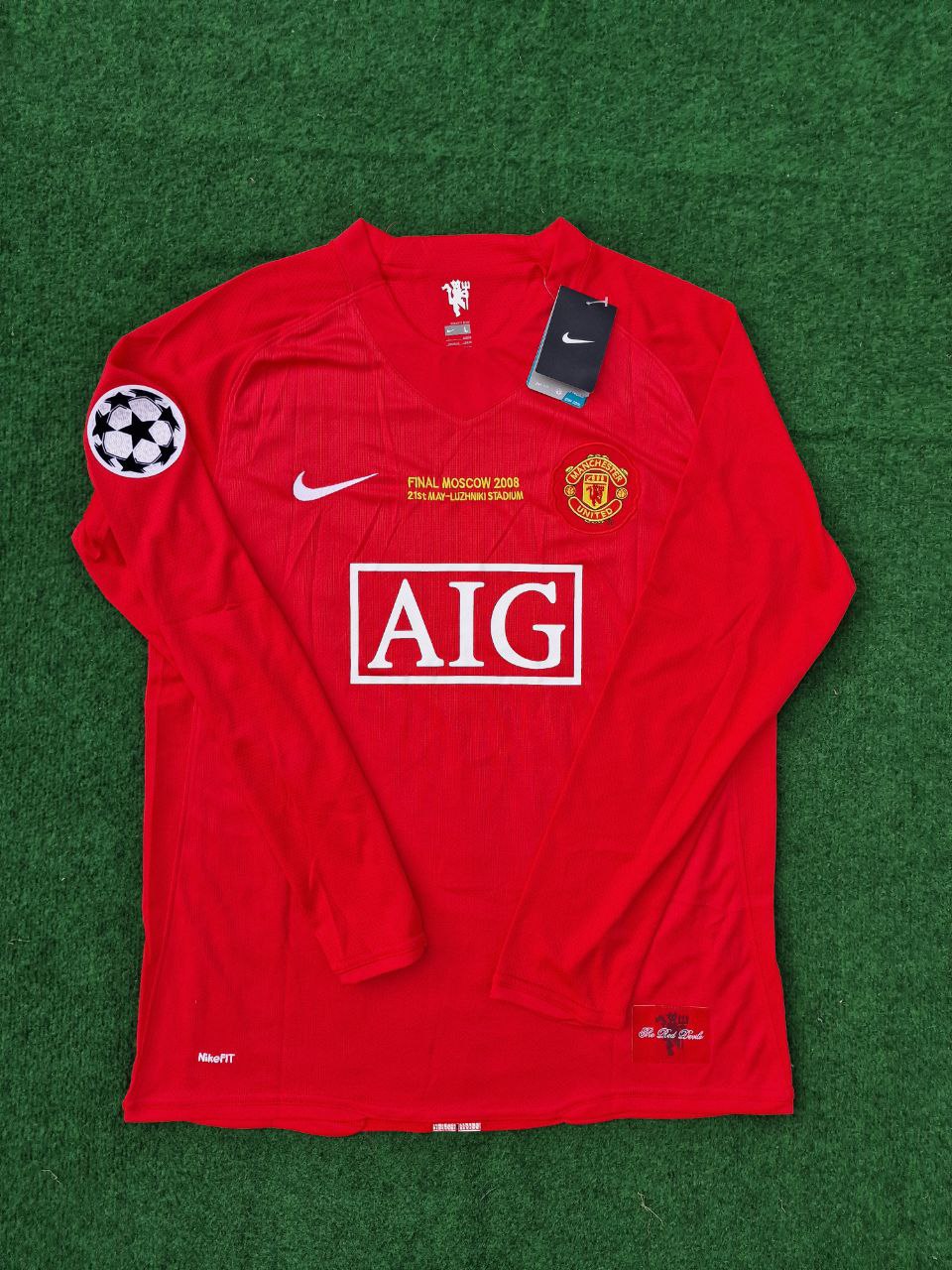 Maillot Rétro Manchester United Manches Longues 2008/2009 Maillot Rétro Manchester United Manches Longues 2008/2009