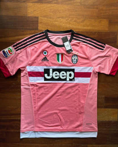Paulo Dybala Juventus Retro Pink 2015-2016 Jersey Trikot
