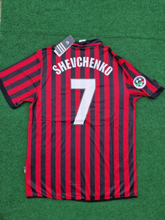 Andriy Shevchenko AC Milan Retro Futbol Forması