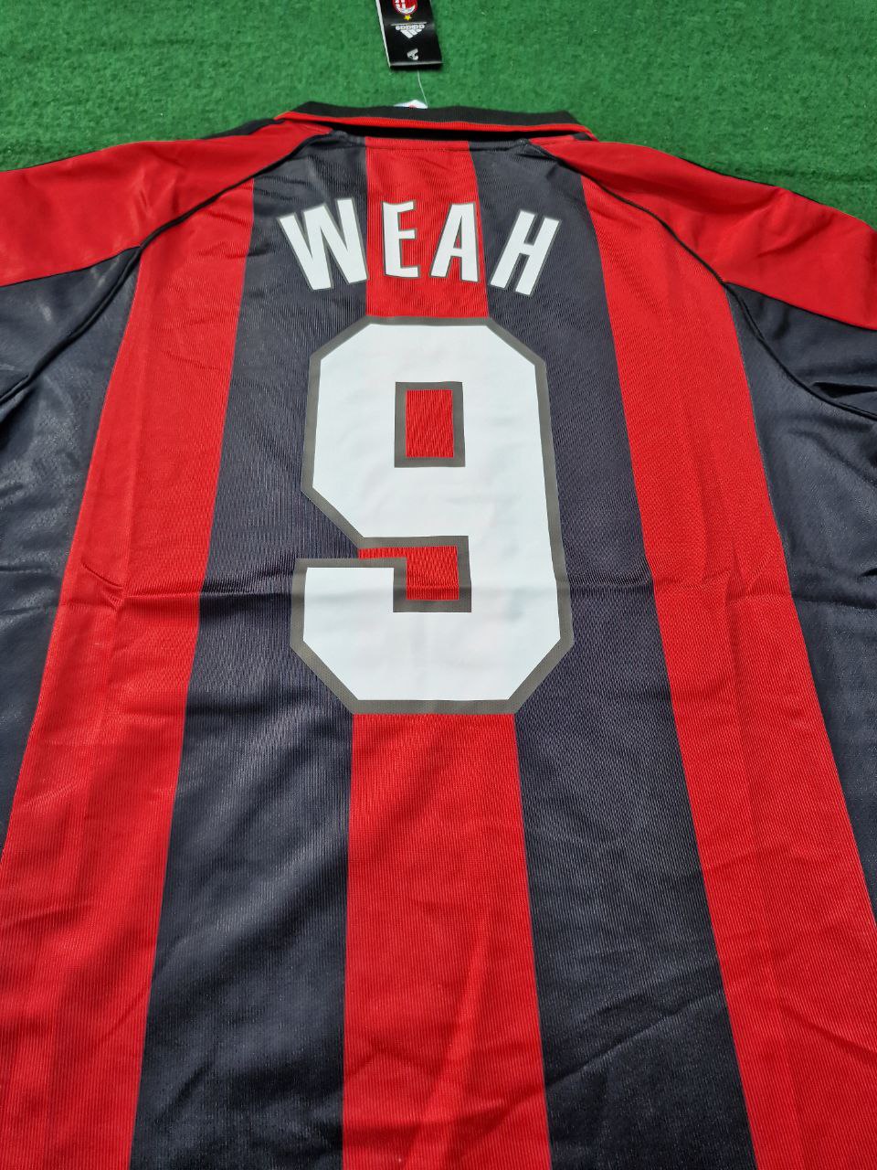 George Weah AC Milan Retro Football Jersey