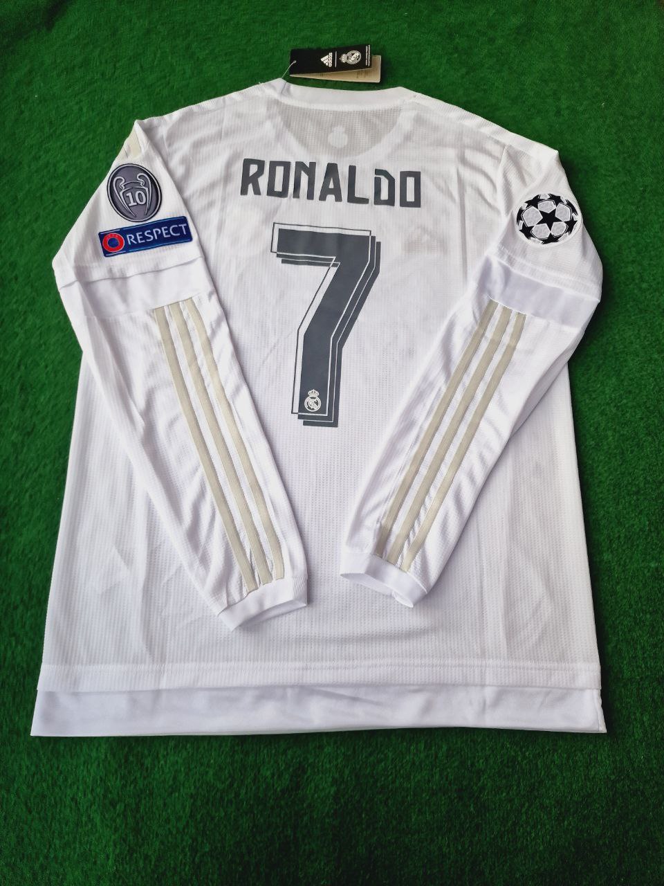Cristiano Ronaldo Real Madrid Beyaz Retro Futbol Forması
