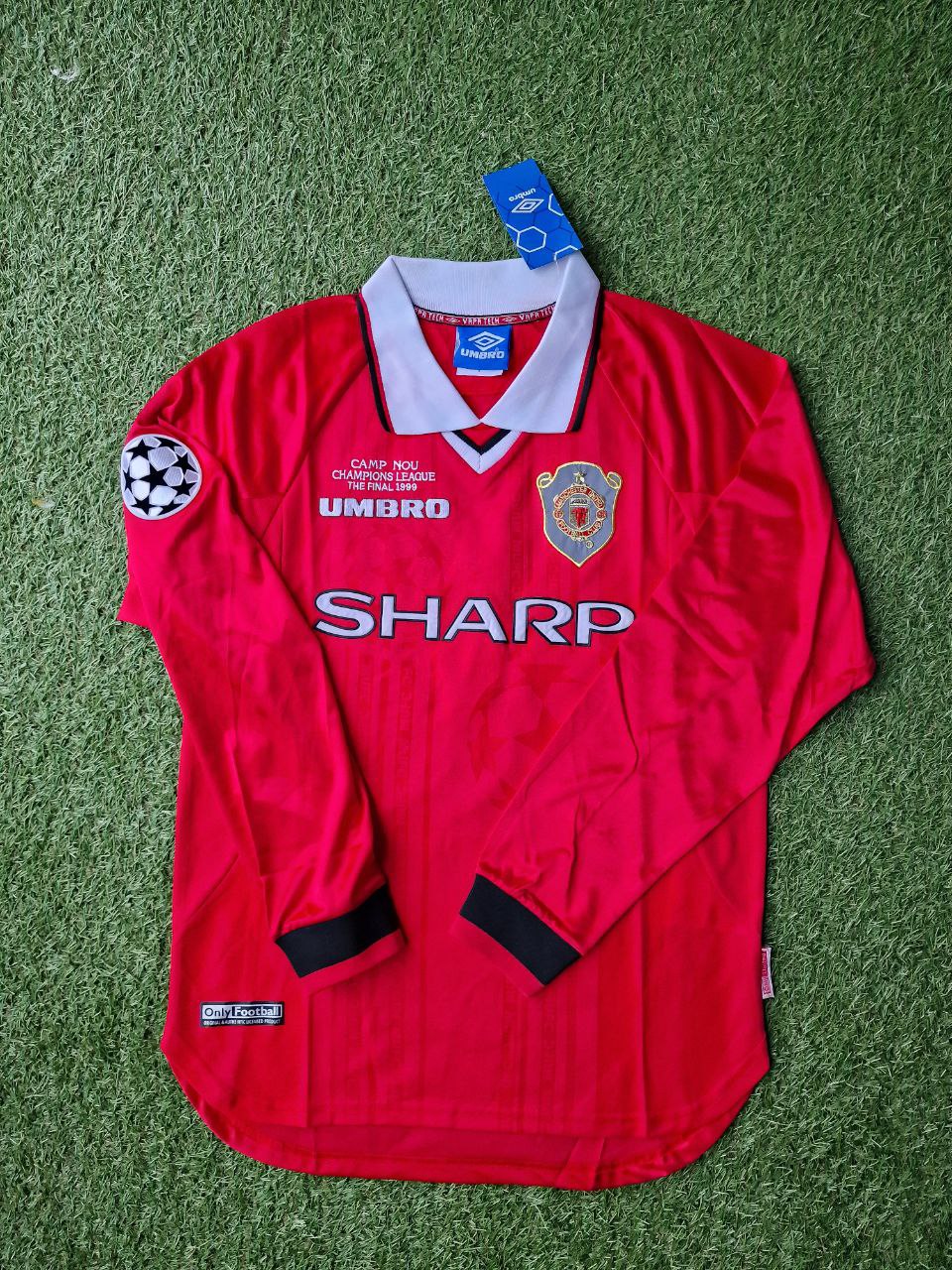 David Beckham Manchester United Red Retro Football Jersey