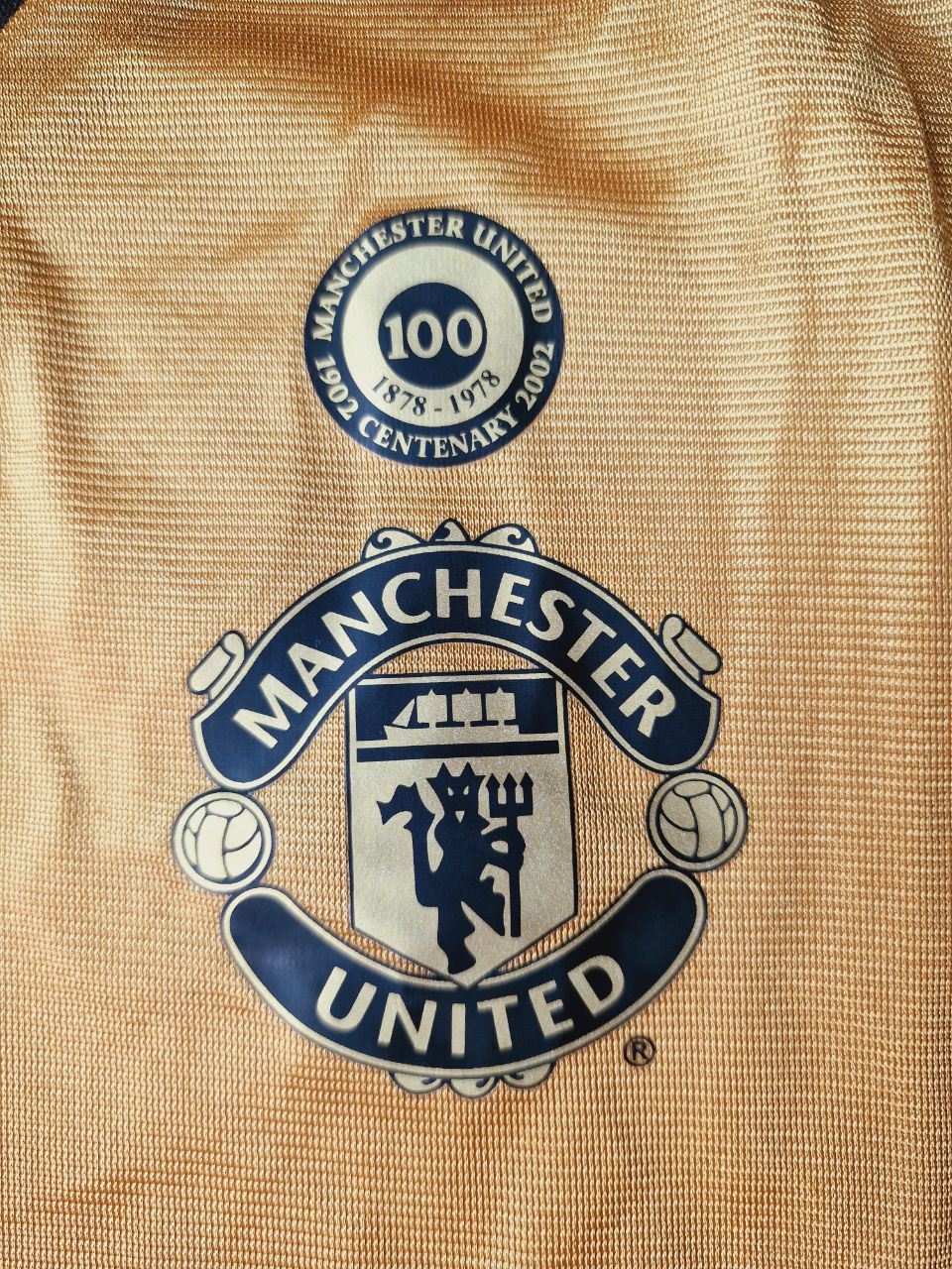 01/02 Manchester United Umbro Centenary Reversible Away Shirt Retro Jersey Maillot Trikot Maglia