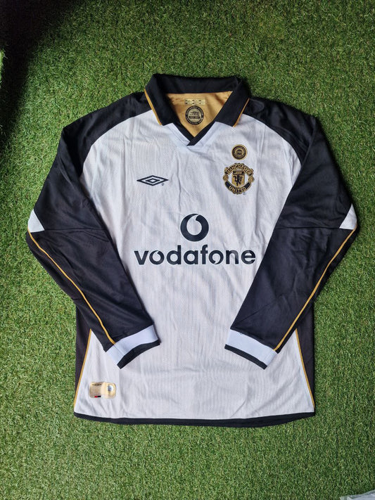2002 Manchester United Umbro Centenary Reversible Away Shirt Jersey Maillot Trikot Maglia