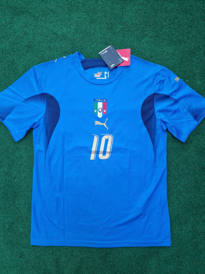 Francesco Totti 2006 World Cup Italy Retro Jersey Maillot Trikot Maglia