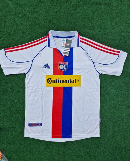 Olympique Lyonnais 2000/01 Retro Jersey Maillot Trikot Maglia
