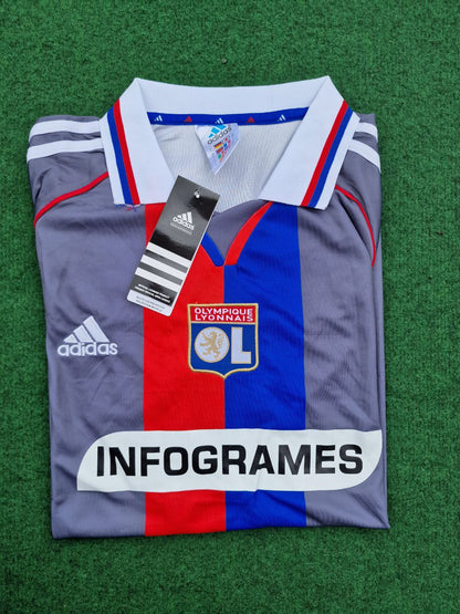 Olympique Lyonnais 01/02 Retro Jersey Maillot Trikot Maglia