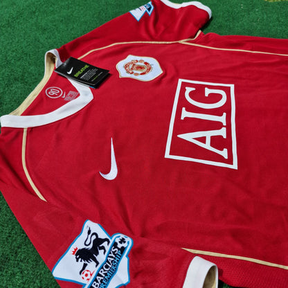 Cristiano Ronaldo #cr7 Manchester United 2006/07 Rotes Trikot Trikot Maglia