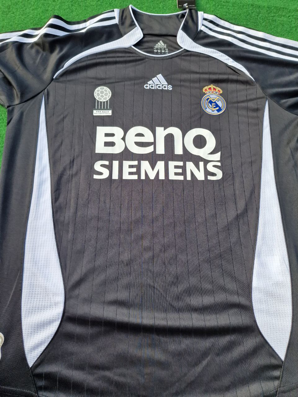 David Beckham Real Madrid 2006/07 Away Jersey - Retro Long Sleeve Edition