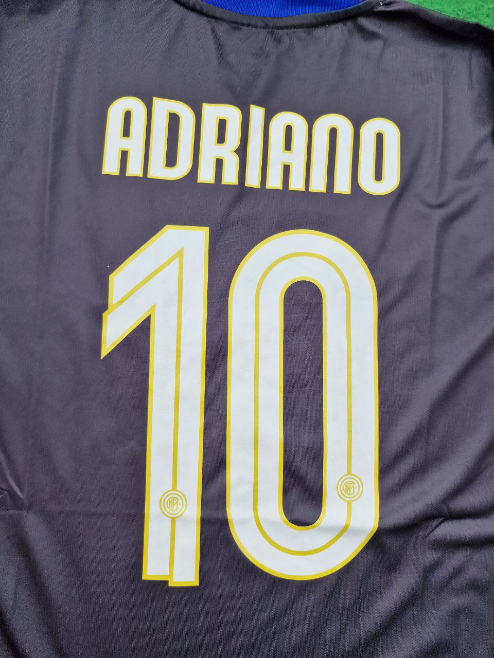 Adriano Inter Milan 2008-09 Retro Football Jersey Kit
