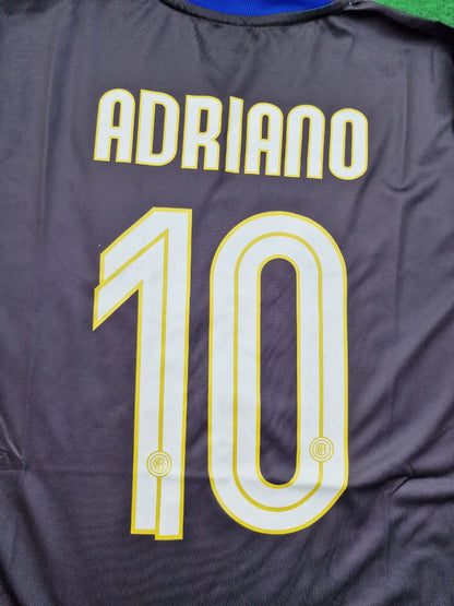 Adriano Inter Milan 2008-09 Retro Football Jersey Kit