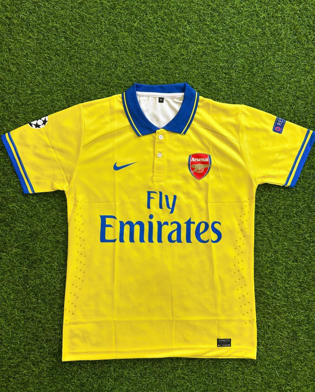 Mesut Ozil Arsenal Yellow Retro Jersey