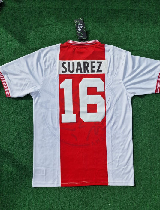 Luis Suarez Ajax Fc Retro Football Jersey